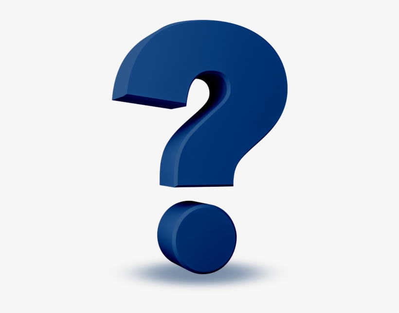 3d Blue Questionmark Featuredcontent - Question Mark Icon 3d Png, transparent png #2078250