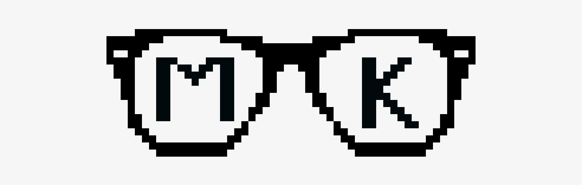 Pixel Glasses - Glasses Pixel Art, transparent png #2078827