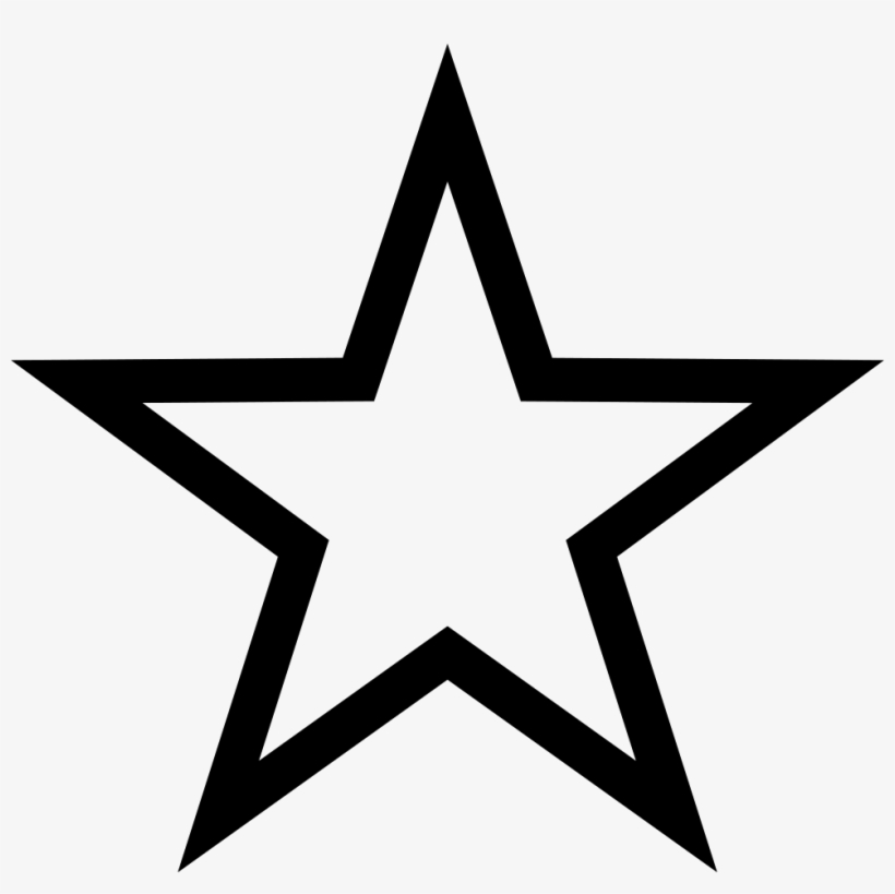 Png File - Star Clipart Black And White, transparent png #2079303