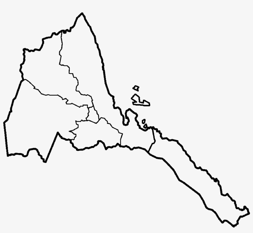 Eritrea Regions Blank - Eritrea Png, transparent png #2079813
