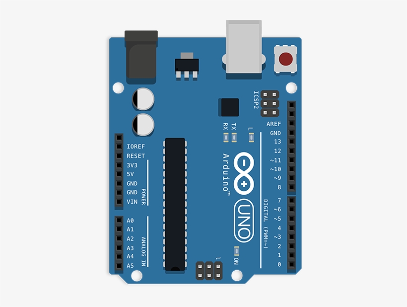 Arduino Flat Png - Soil Moisture Sensor Connection With Arduino, transparent png #2079938