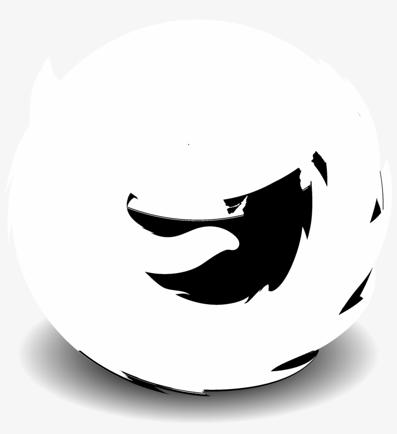 Mozilla Firefox Logo Black And White - Logo Black Transparent Firefox, transparent png #2080415