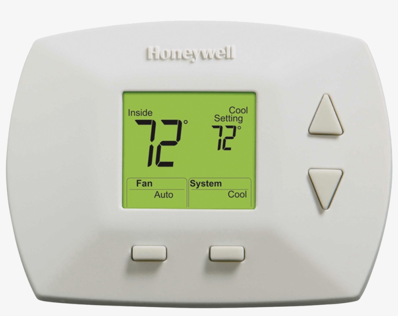 Honeywell Rth5100b Deluxe Non Programmable Thermostat - Honeywell Rth5100b1025 Deluxe Manual Thermostat, transparent png #2080533