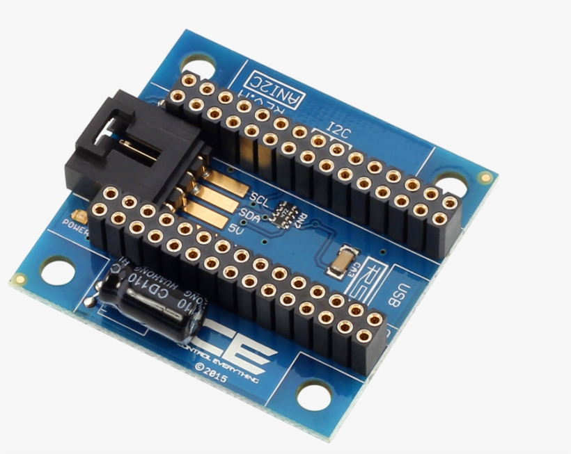 Arduino Nano Shield With I2c Connector - Arduino Mkr Shield, transparent png #2080682