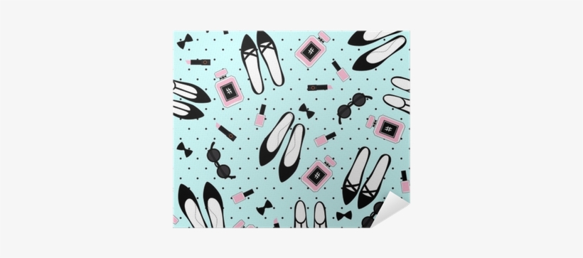 Cute Fashion Illustration With Black Shoes, Pink Lipstick, - Panelize Iphone 7 Accessoires Hülle Schutzhülle Handyhülle, transparent png #2080709