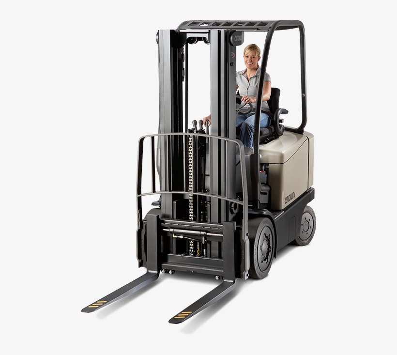 Operator Navigating On Sit Down Counterbalance Forklift - Forklift Crown Price, transparent png #2080853