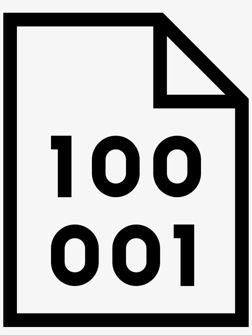 Binary Clipart Fingerprint - Binary Icon, transparent png #2080857