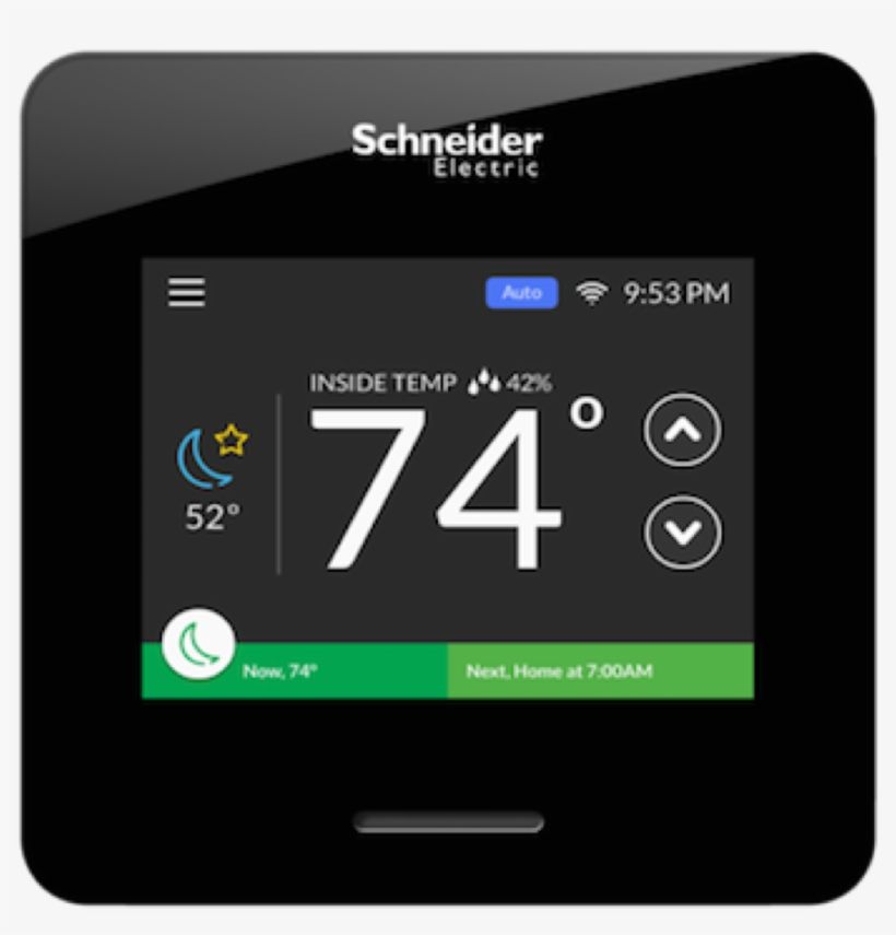 How To Get Your Schneider Electric Wiser Air Smart - Schneider Wiser Air Smart Heat, Cool Thermostat - 24v, transparent png #2080927
