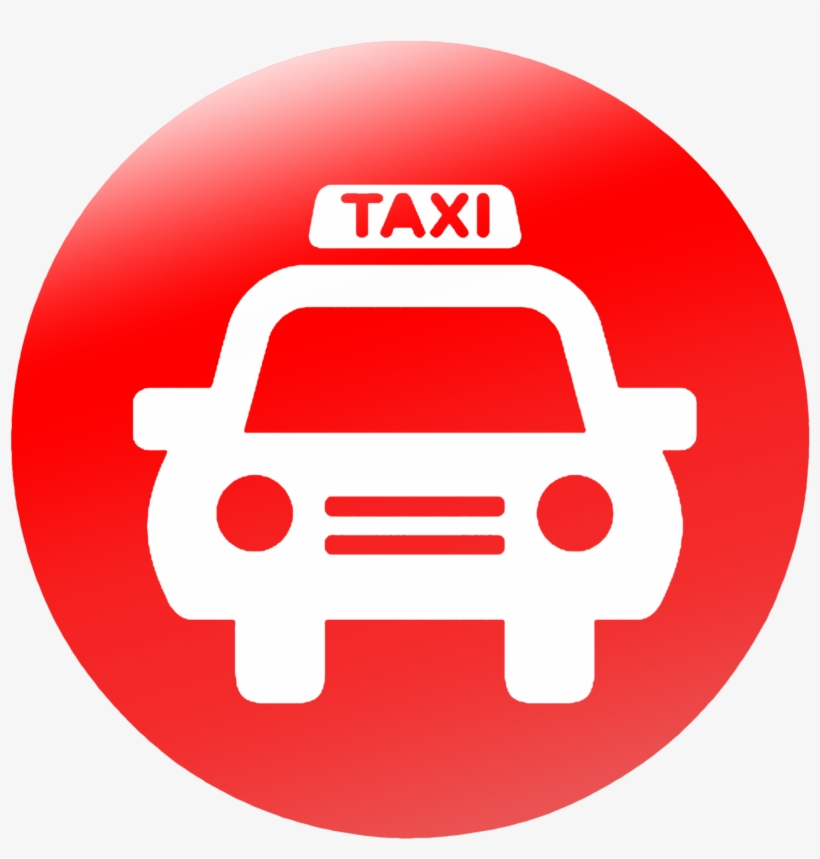 Taxi Computer Icon Vector - Taxi Icon Png Red, transparent png #2081118