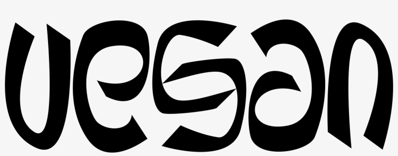 Transparent Png Image File - Vegan Ambigram, transparent png #2081313