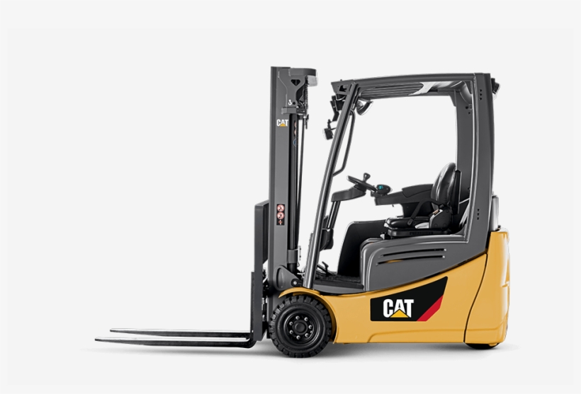 Cat 2et2500 Side View Caterpillar Electric Forklift 4000 Free Transparent Png Download Pngkey