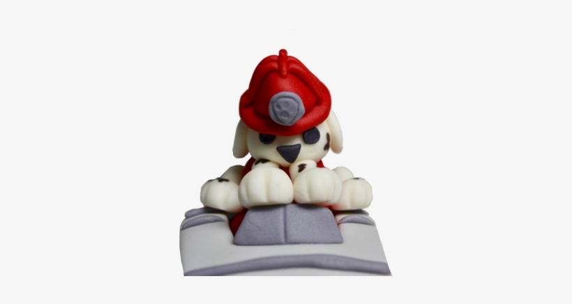 Marshall Paw Patrol Cake With Fire Truck And Train - Cake, transparent png #2082059