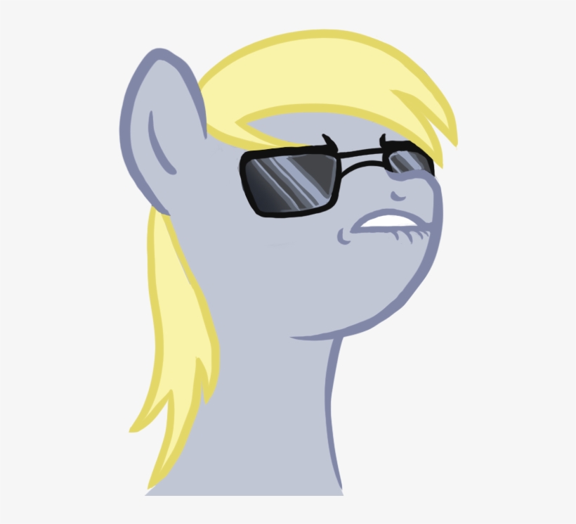 Blackfeathr, Dat Flank, Derpy Hooves, Female, Mare, - Dat Ass Face Pony, transparent png #2082148