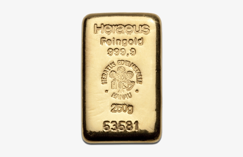 250 G Goldbarren Münze Österreich, transparent png #2082494