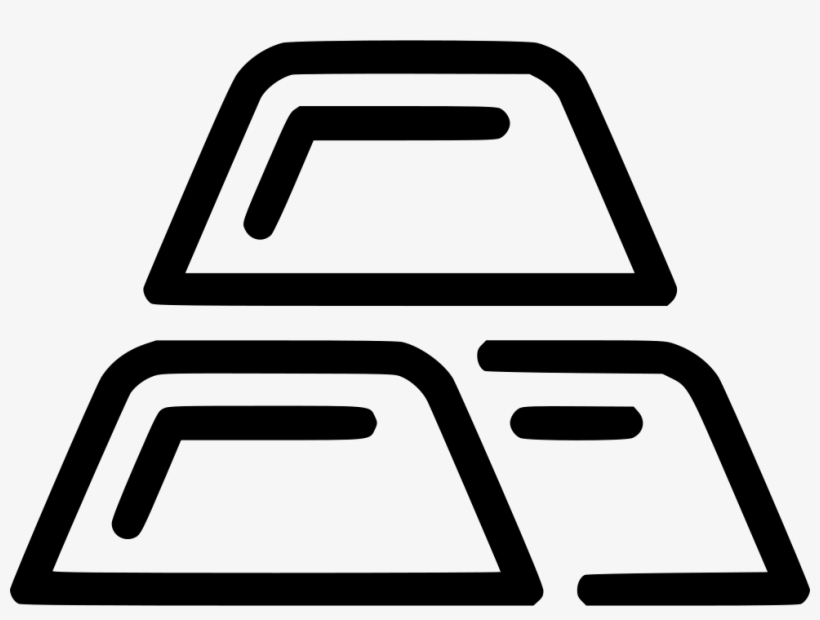 Gold Bars - - Gold, transparent png #2082713