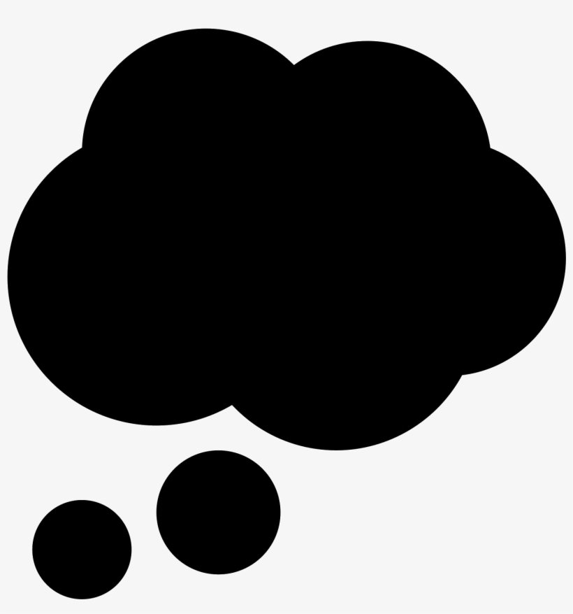 Thinking Bubble Filled Icon - Soñando Png, transparent png #2082715