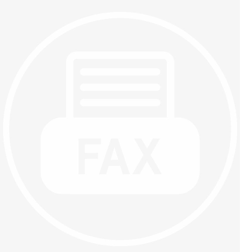 Fax Number Icon - Fax Round Icon Png, transparent png #2082960