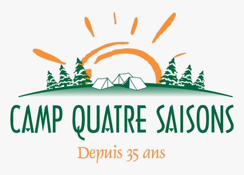 Camp Quatre Saisons Free Vector - Camping Vector Logo Free, transparent png #2083251