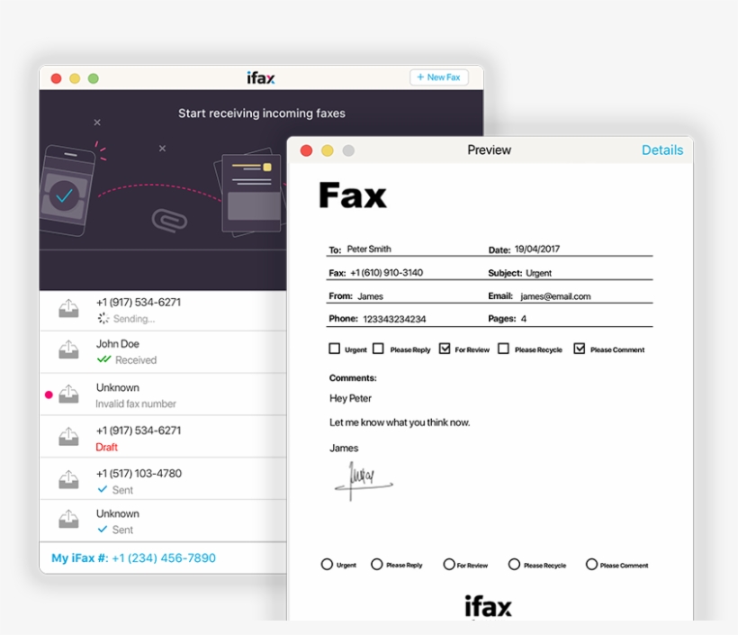Online Fax Services With Lowest Cost - Internet Fax, transparent png #2083339