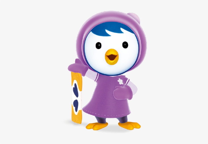 Petty With Snowboard Png - Pororo Characters Png, transparent png #2084140