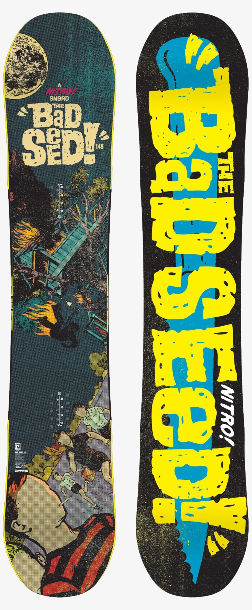 Bad Seed Snowboard One Color, 149cm, transparent png #2084240