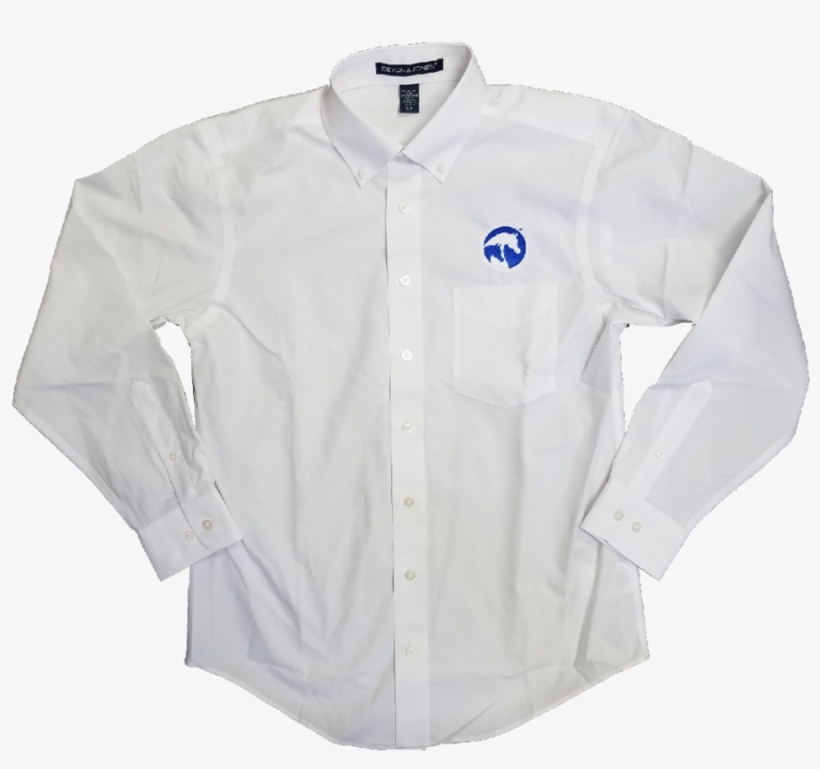 Aha Men's White Button-down - Pocket, transparent png #2084293