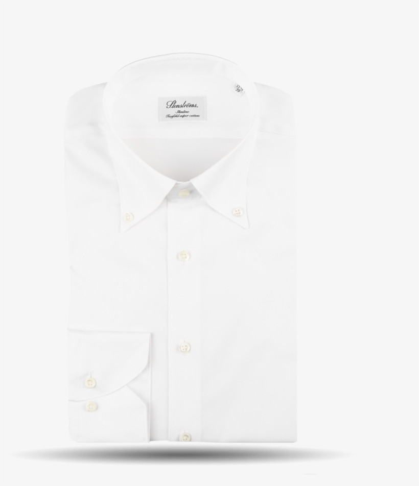 Stenströms White Button Down Oxford Shirt - Shirt, transparent png #2084377