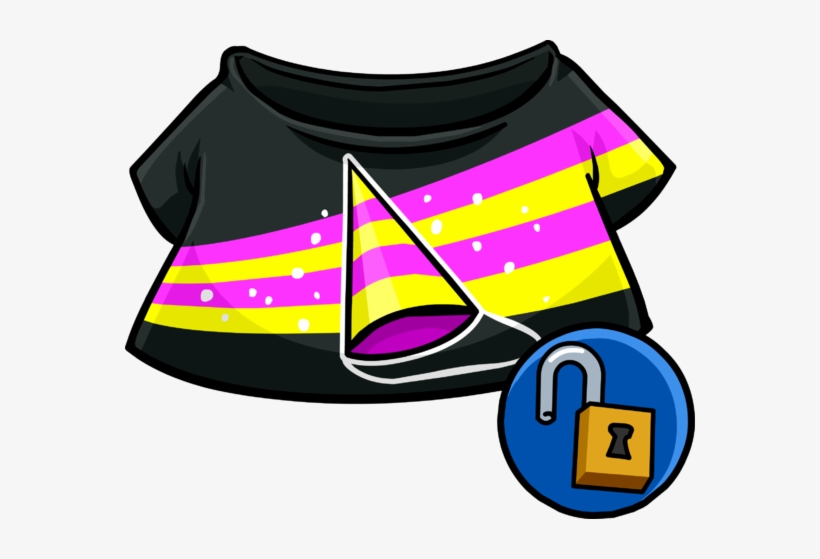 Party Hat T-shirt Clothing Icon - Club Penguin Blue, transparent png #2084486