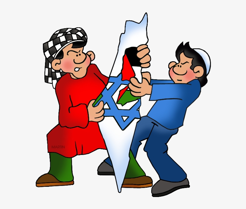 World History Clip Art By Phillip Martin, Arab - Arab Israeli Conflict Art, transparent png #2084924