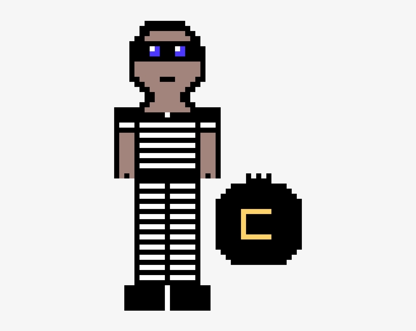 Robber - Robber Pixel, transparent png #2084985