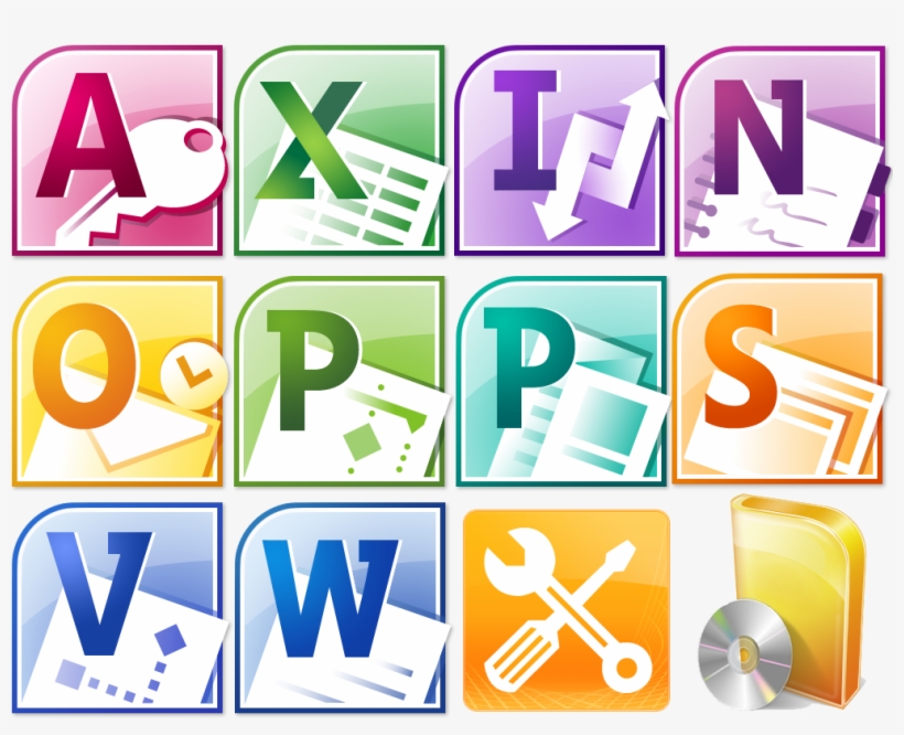 Images For &gt - Microsoft Office 2010 Professional Plus 32/64bit Product, transparent png #2085120