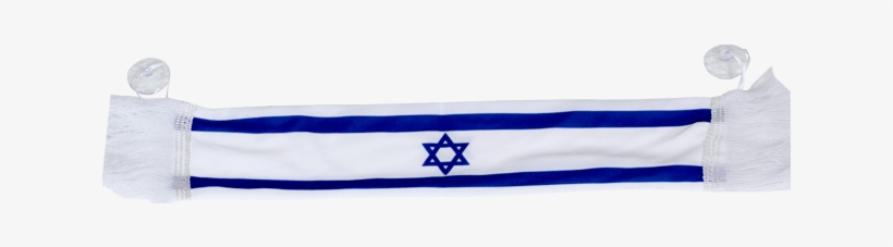 Israel Flag On A Scarf To Display In The Window Of - Cross, transparent png #2085246