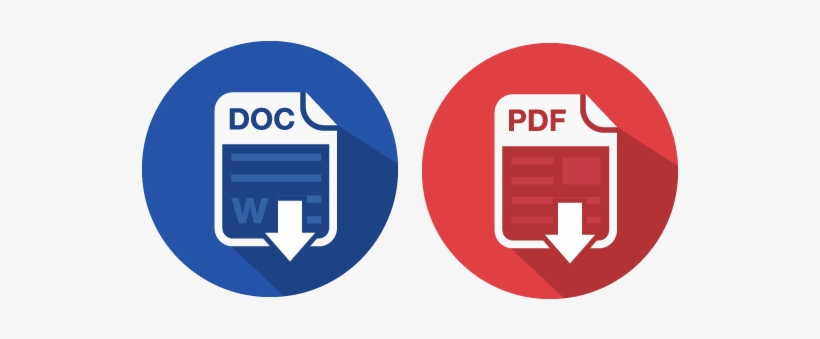 Word And Pdf Icon, transparent png #2085463