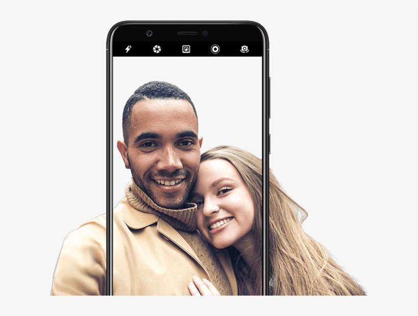 Couple Photographed Using The Smart Beauty Feature - Huawei P Smart Bokeh, transparent png #2085679