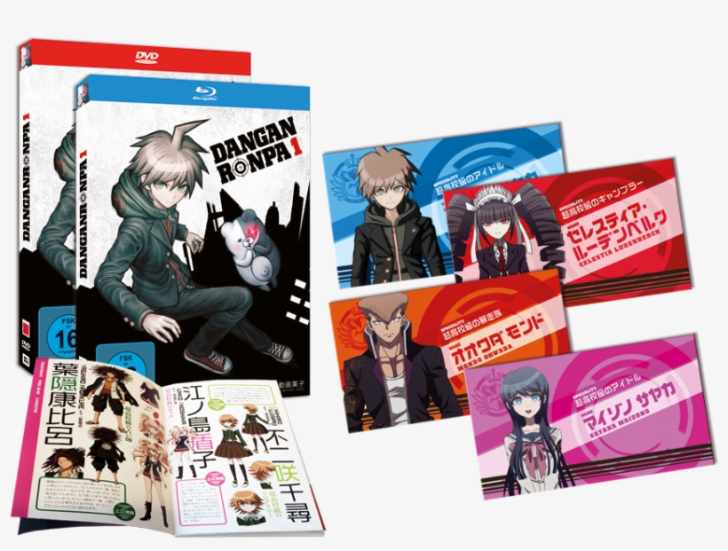 Danganronpa The Animation German Bluray Volume 1 - Danganronpa Vol. 1 (episode 1-3) Blu-ray, transparent png #2087717