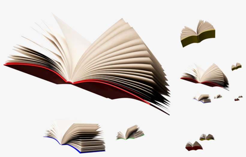 Books Flying Freetoedit - Flying Books Transparent Background, transparent png #2088261