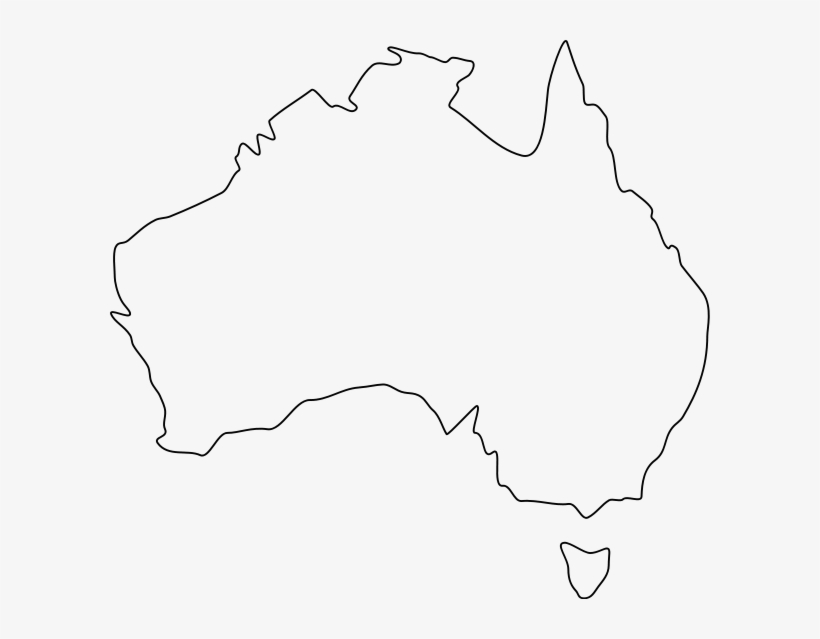 Australia Outline Clipart Png For Web, transparent png #2088672