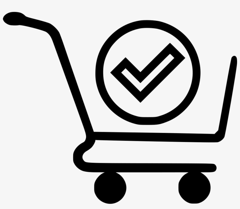Check Outline Comments - Shopping Cart, transparent png #2088974
