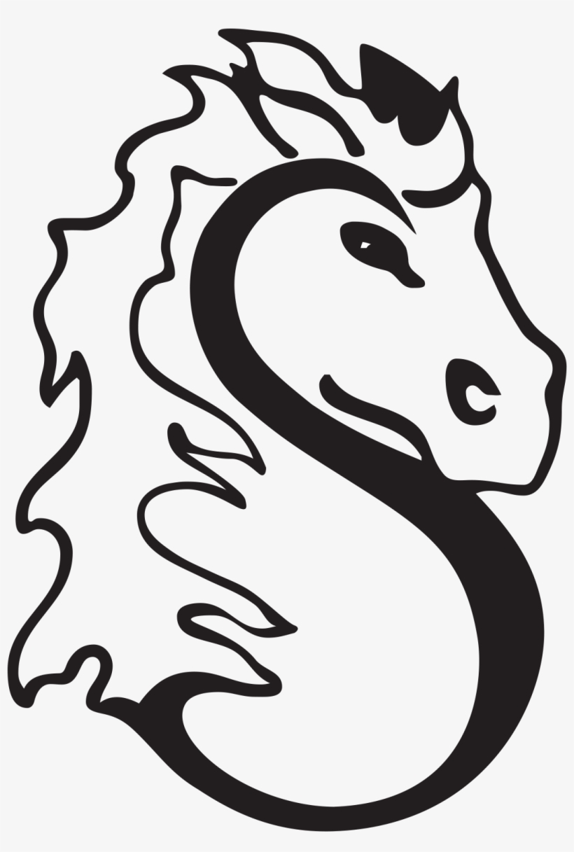 Black & White - Stillwater Ponies Mn Logo, transparent png #2089014