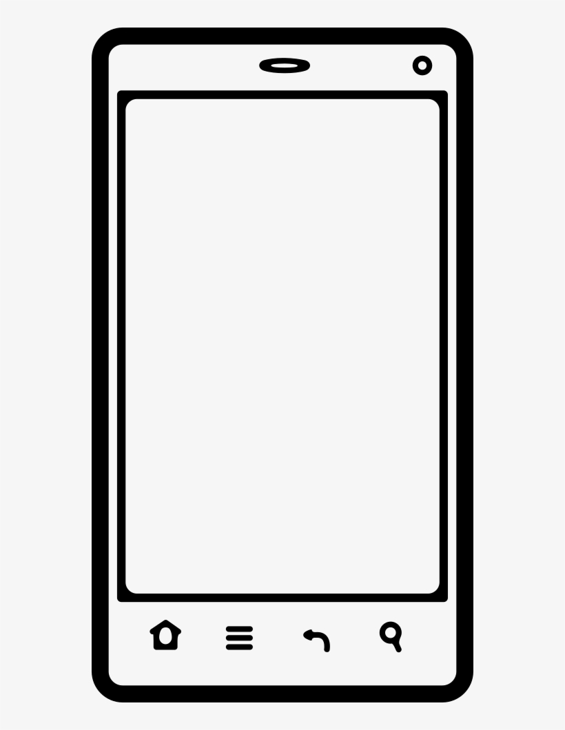 Mobile Phone Outline With Tools Comments - Werepenguin Munchkin, transparent png #2089196