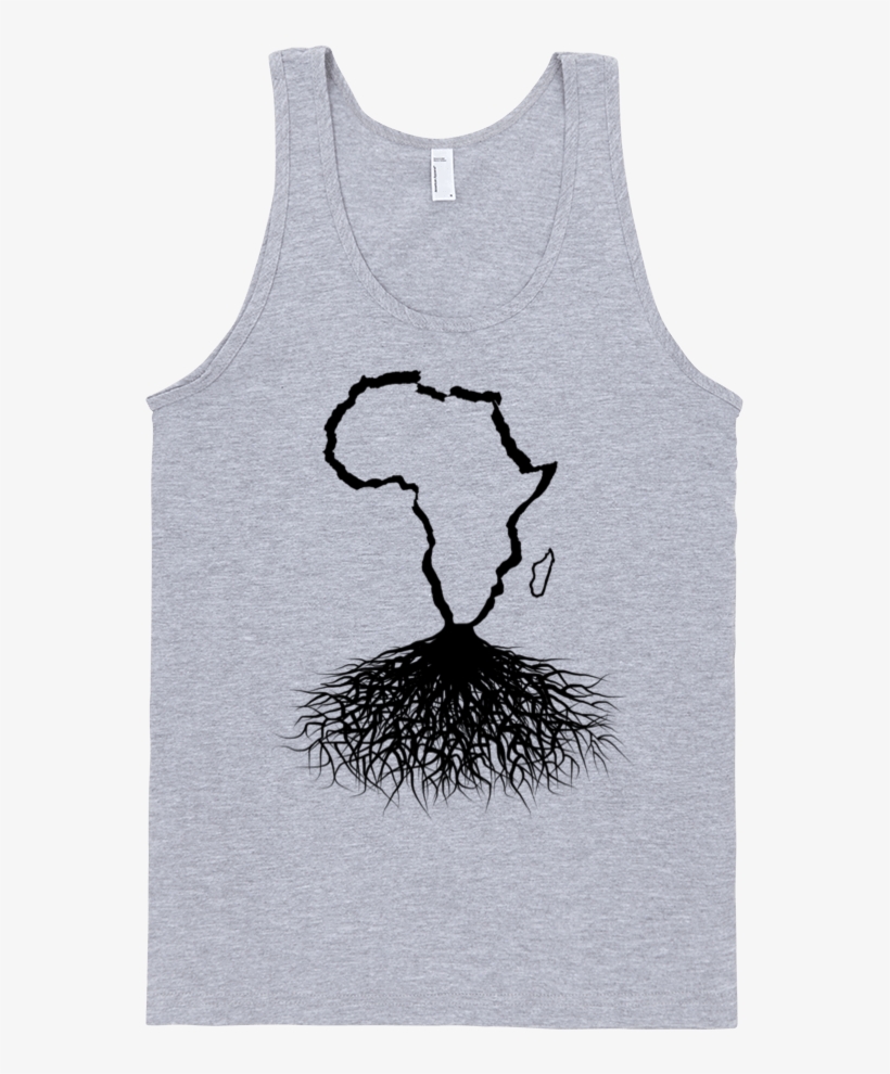 Africa Roots - Black Outline - T-shirt, transparent png #2089315