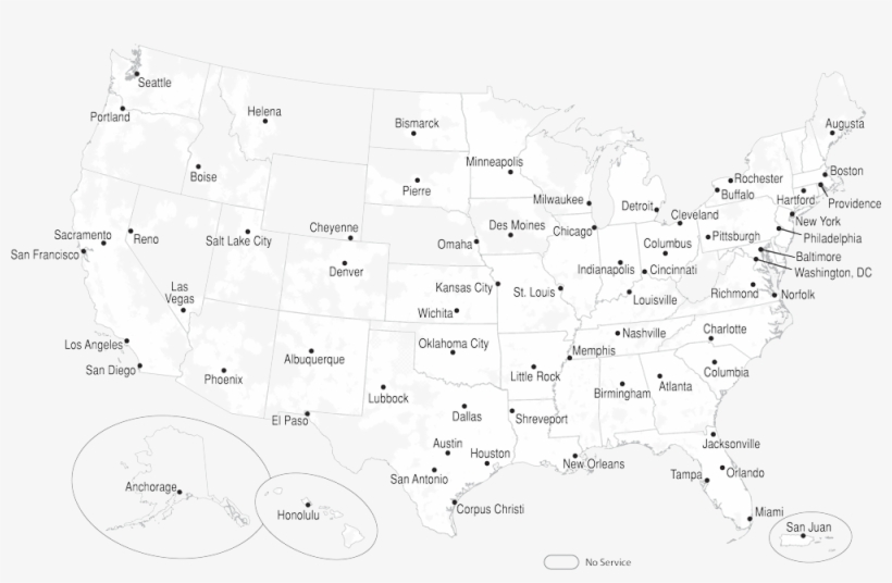 With Simple Mobile, You're On One Of The Nation's Fastest - Washington Dc On Us Map, transparent png #2089877