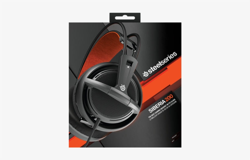 Steelseries Siberia 200 Black, transparent png #2090370