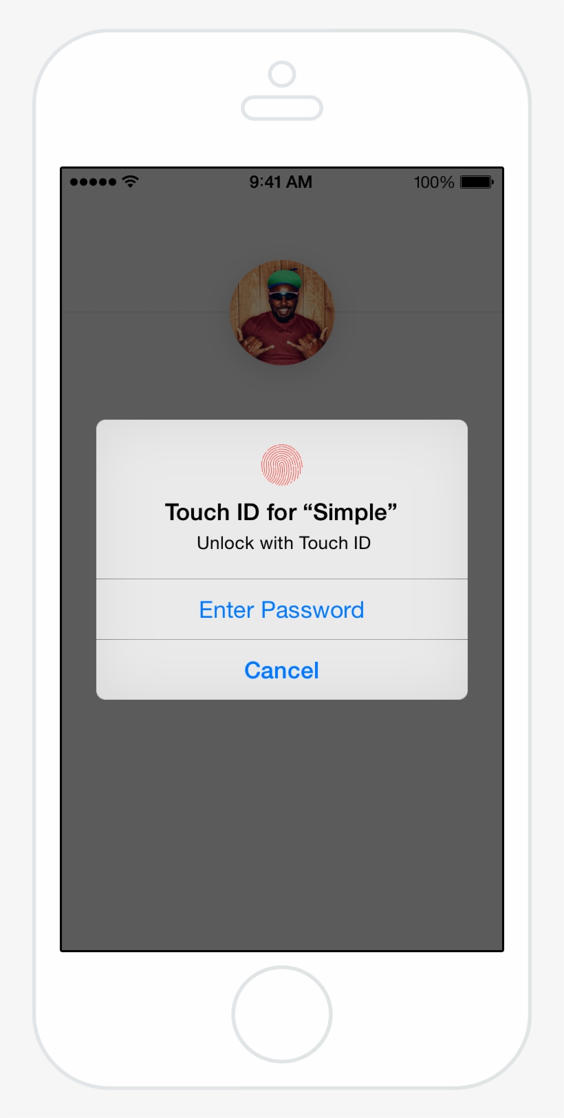 Ios Touch Id On The Simple App - Use Touch Id, transparent png #2090413