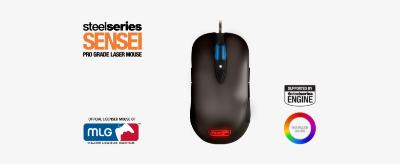 Steelseries Mlg Sensei Gaming Mouse (pc), transparent png #2090478