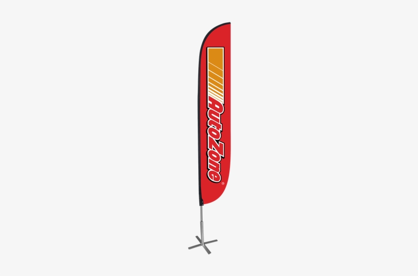 12ft Red Feather Flag Autozone - Autozone, transparent png #2091347