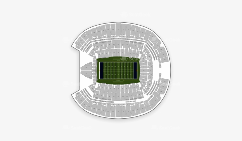 Centurylink Field Seating Chart Seattle Seahawks - Stadium, transparent png #2091439