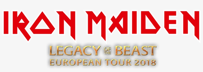 Legacy Of The Beast - Iron Maiden Band Logo Png, transparent png #2092750
