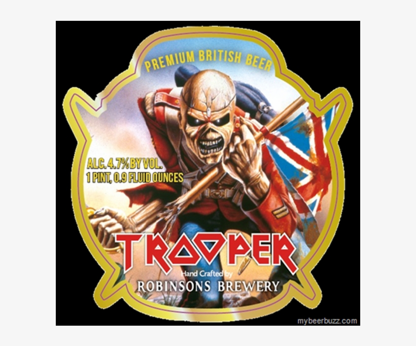 Iron Maiden Trooper 33cl Btl - Biere Iron Maiden Trooper, transparent png #2093050
