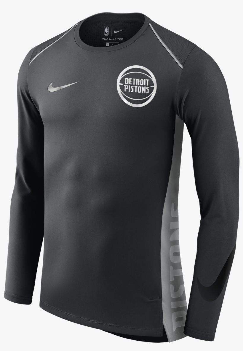 Detroit Pistons Nike Black Pine Hprelt Tee - Cleveland Cavaliers Nike Training Shirt, transparent png #2093076
